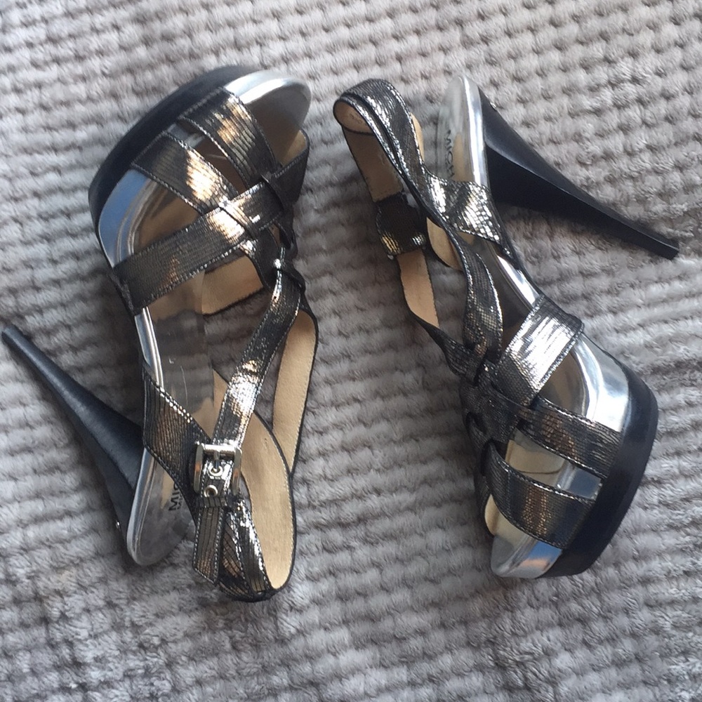 Michael Kors Metallic Heels